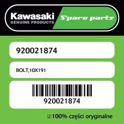 Cena promocyjna Śruba 10X191 Kawasaki