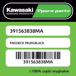 Tylko dziś PAD,DECK FIN,RH,BLACK