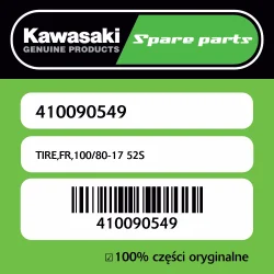 TIRE,FR,100/80-17 52S Premium