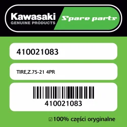 TIRE,Z.75-21 4PR Tani