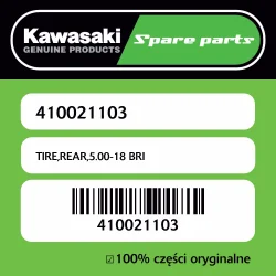 TIRE,REAR,5.00-18 BRI Bezpieczna płatność