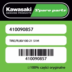 Tani TIRE,FR,80/100-21 51M