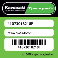 Szybka dostawa WHEEL-ASSY,G.BLACK