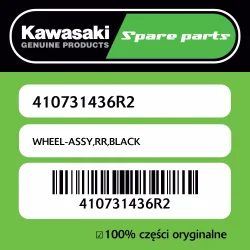 WHEEL-ASSY,RR,BLACK Kup teraz
