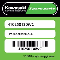 RIM,RR,1.60X12,BLACK Okazja