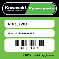 Łatwy zwrot PANEL-ASSY-BRAKE,FR,R