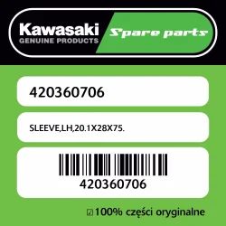 SLEEVE,LH,20.1X28X75. Obniżka ceny