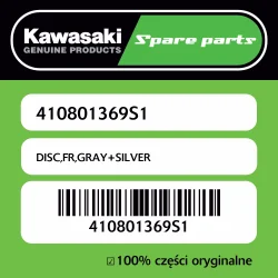 DISC,FR,GRAY+SILVER Wyprzedaż