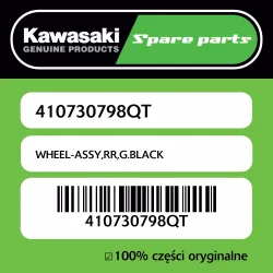 Super okazja WHEEL-ASSY,RR,G.BLACK