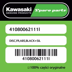 Dostępne od ręki DISC,FR,ABS,BLACK+SIL