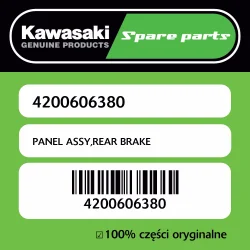 Bezpieczne zakupy PANEL ASSY,REAR BRAKE