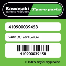 Taniej WHEEL,FR,1.60X21,ALUM
