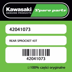 Super okazja REAR SPROCKET 43T