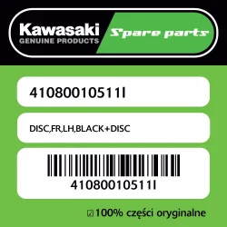 Łatwy zwrot DISC,FR,LH,BLACK+DISC