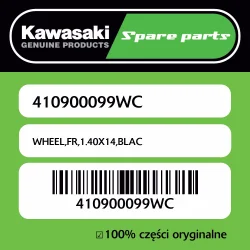 Okazja WHEEL,FR,1.40X14,BLAC
