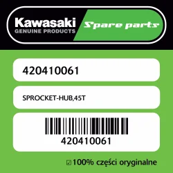 Wybór klientów Zębatka napędowa 45T Kawasaki