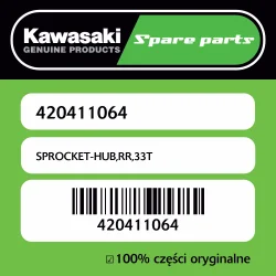 Nowość Zębatka napędowa RR,33T Kawasaki